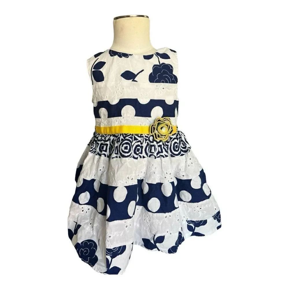 Baby Girls Youngland Baby Sleeveless Spring Dress - Sz 24 mo